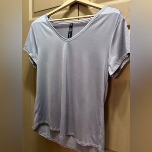 Casual V-Neck Light Gray Women's Topa